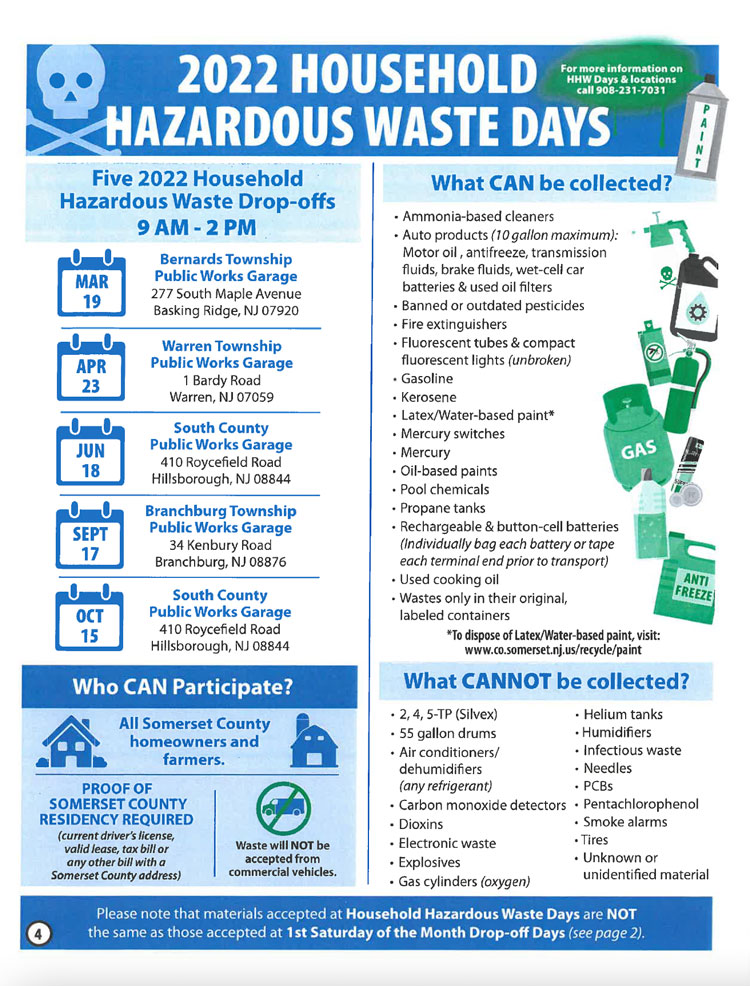 hazardous waste day flyer